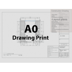 A0 Color Architectural Drawings Printing