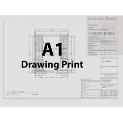 A1 Color Architectural Drawings Printing